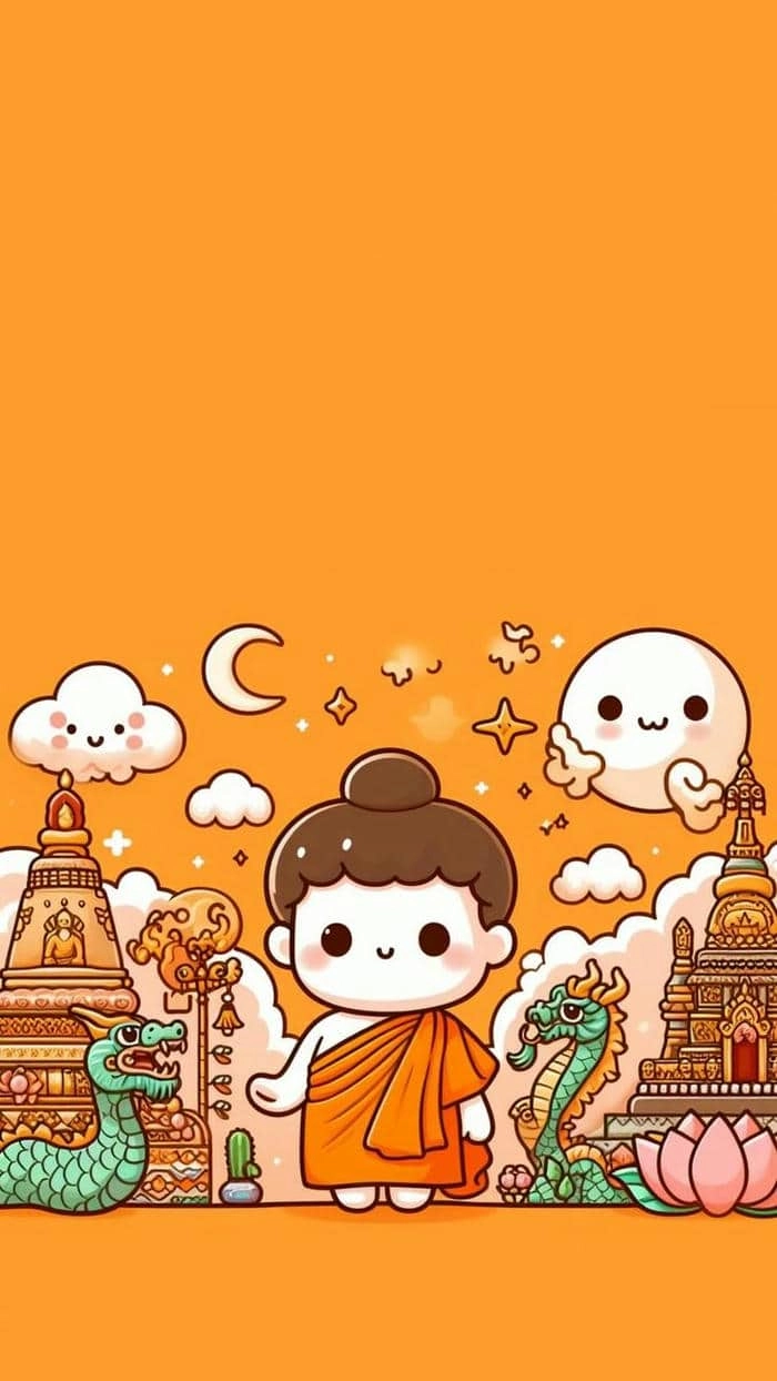 Cùng nhau học vẽ vẽ hình phật chibi