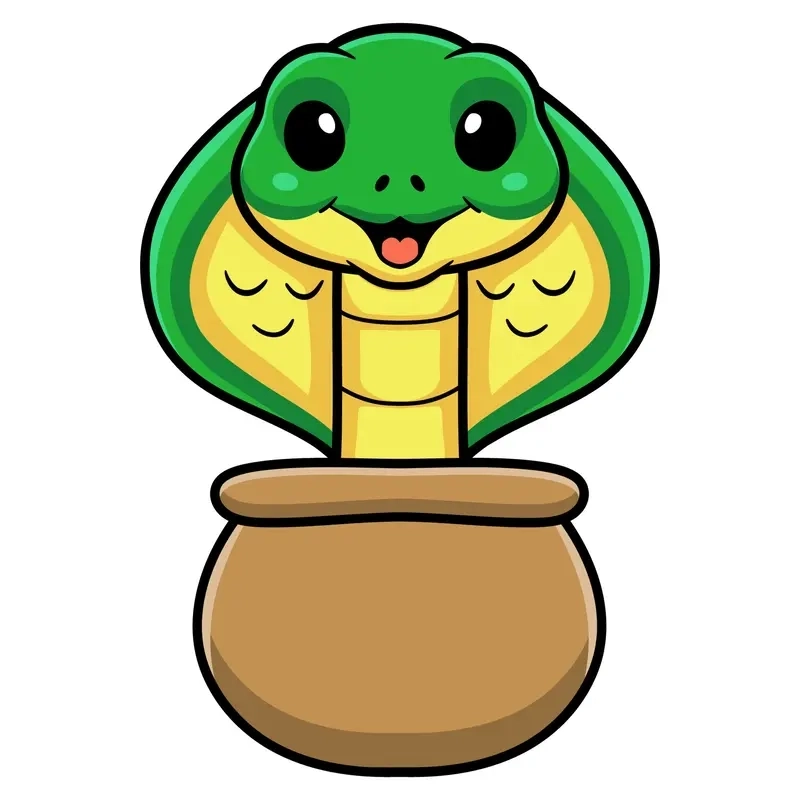 Khám phá hình ảnh chibi rắn cực ngộ nghĩnh