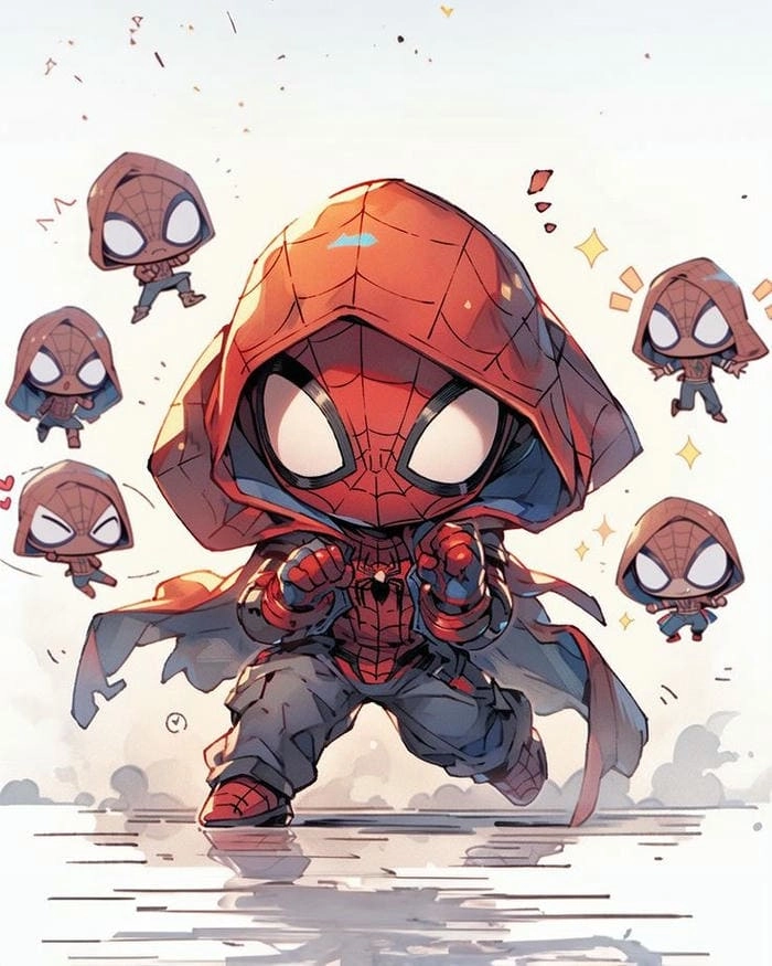 Tuyển chọn ảnh đẹp hình ảnh spider man chibi