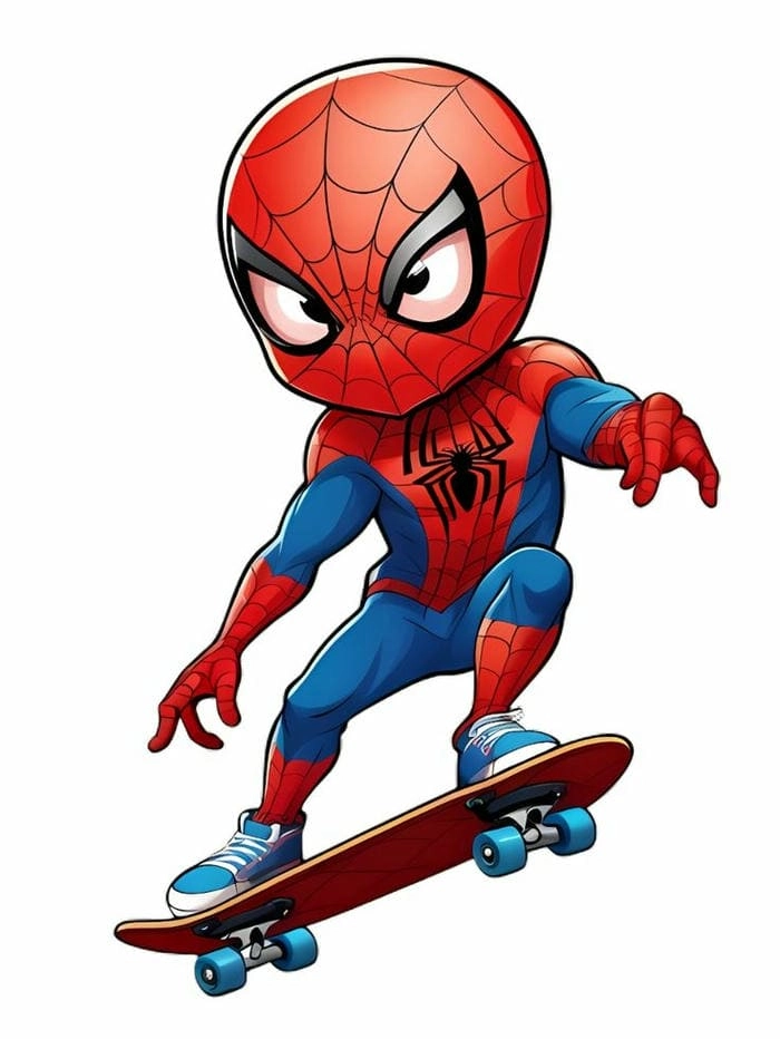 Bộ sưu tập tranh vẽ chibi spiderman drawings