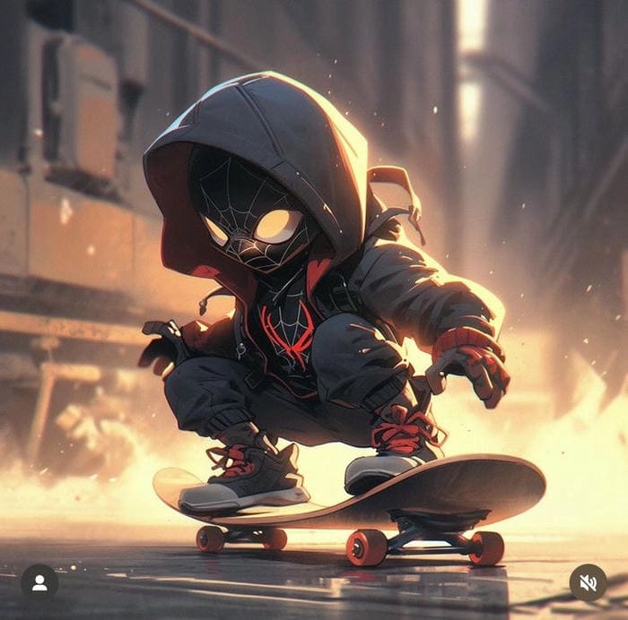 Tuyển chọn tranh vẽ hình vẽ spider man chibi