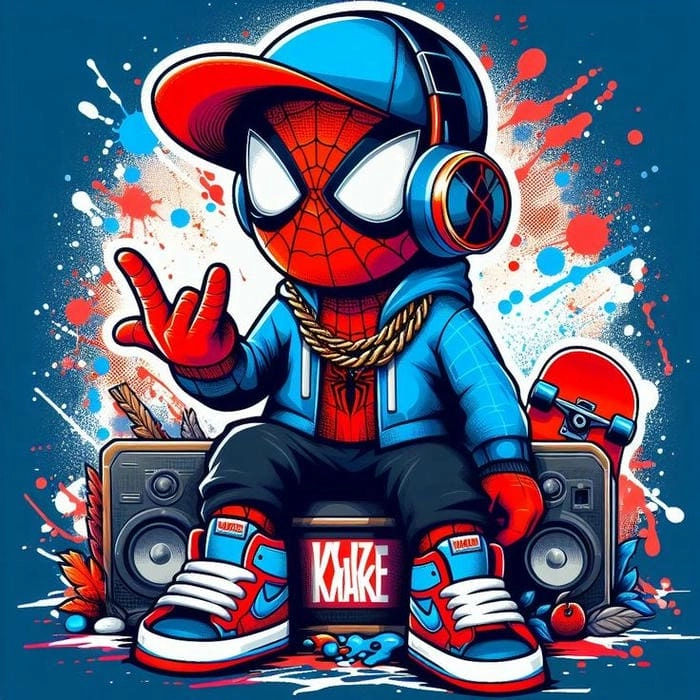 Chiêm ngưỡng bộ tranh spider man chibi drawing