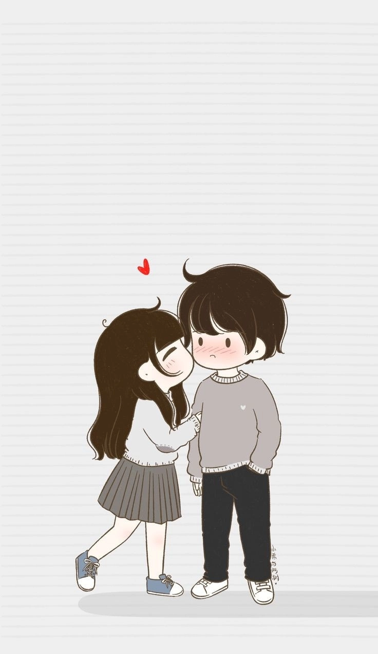 Chibi cặp đôi dễ thương dành tặng cho người yêu