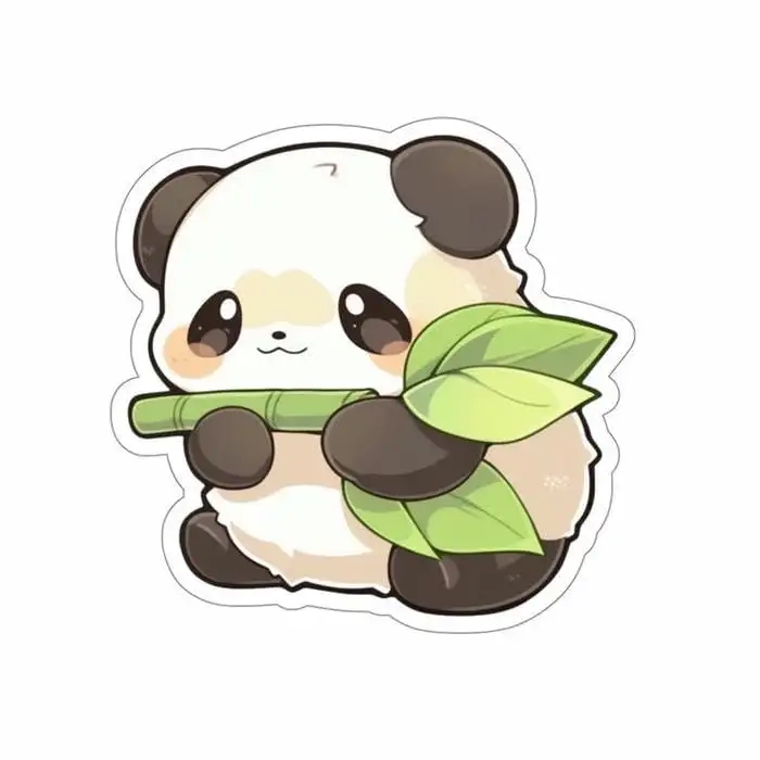 Pandas chibi ngộ nghĩnh mang phong cách hoạt hình