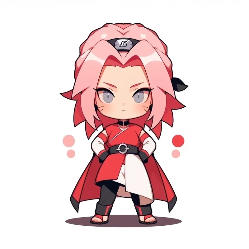 Chibi ảnh anime rạng rỡ trong từng khung hình