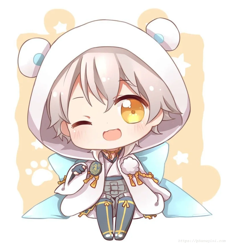 Chibi nam cute tạo hình trẻ trung đầy cuốn hút