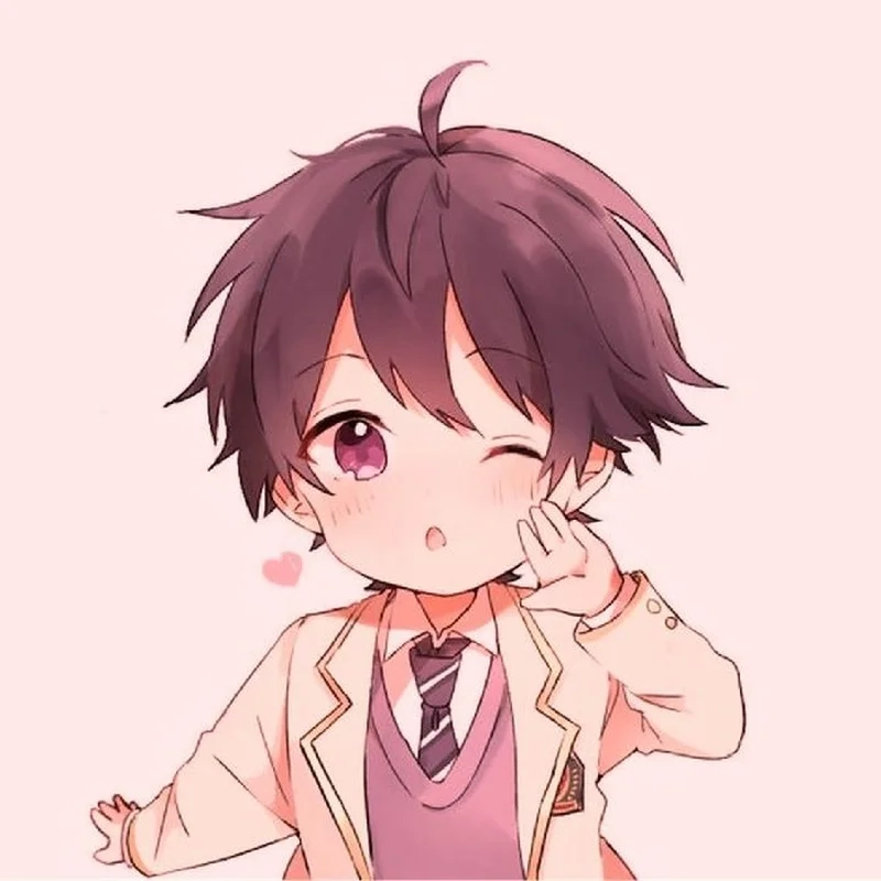 Ảnh chibi nam cute trong trang phục cá tính