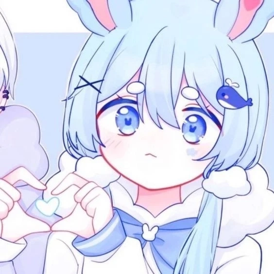 Hình ảnh màu xanh dương cute dành cho tín đồ dễ thương