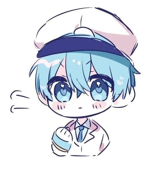 Ảnh màu xanh dương cute dành riêng cho team dễ thương