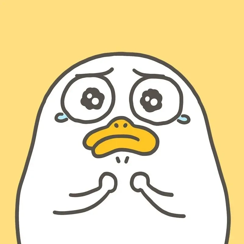 Avatar vịt trắng đáng yêu như một chiếc gối bông sống động