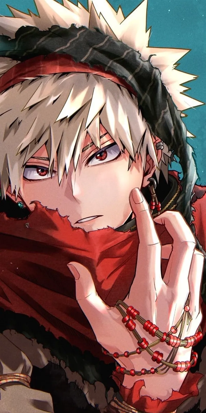 Avatar Bakugou anime như bùng cháy giữa nền tối