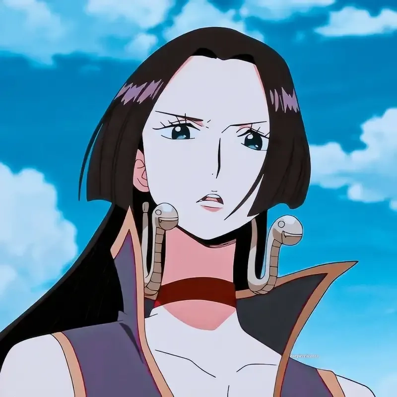 Hình Boa Hancock ngầu với ánh mắt đầy quyền lực