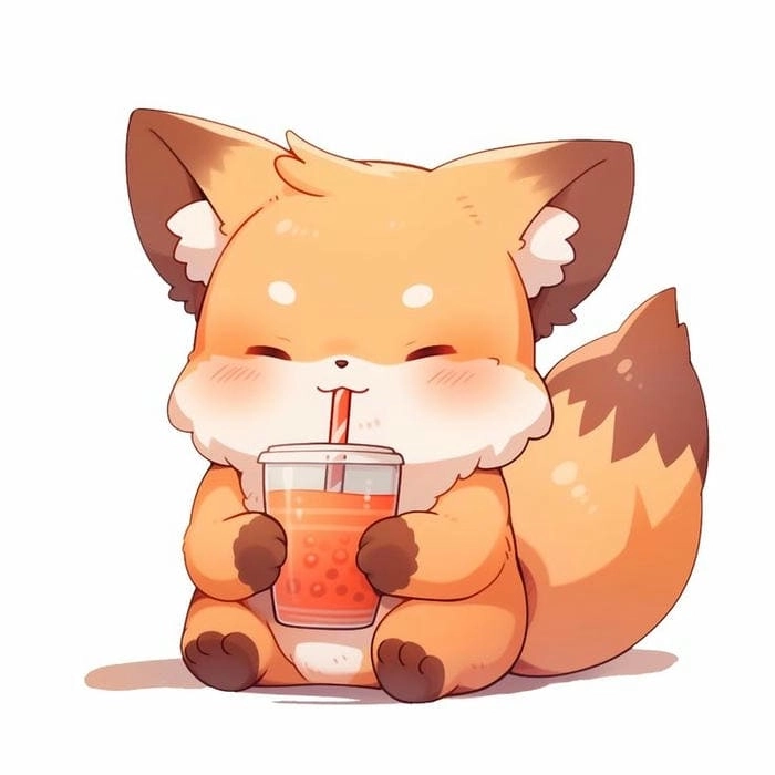 Hình ảnh cáo chibi độc đáo lạ mắt