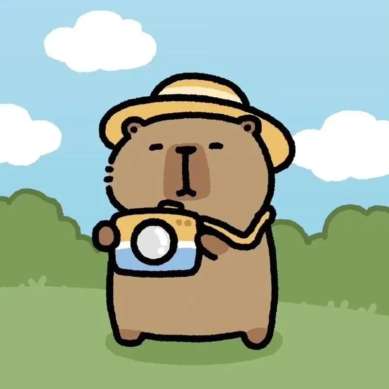 Sticker capybara meme siêu cấp dễ thương phát ngất