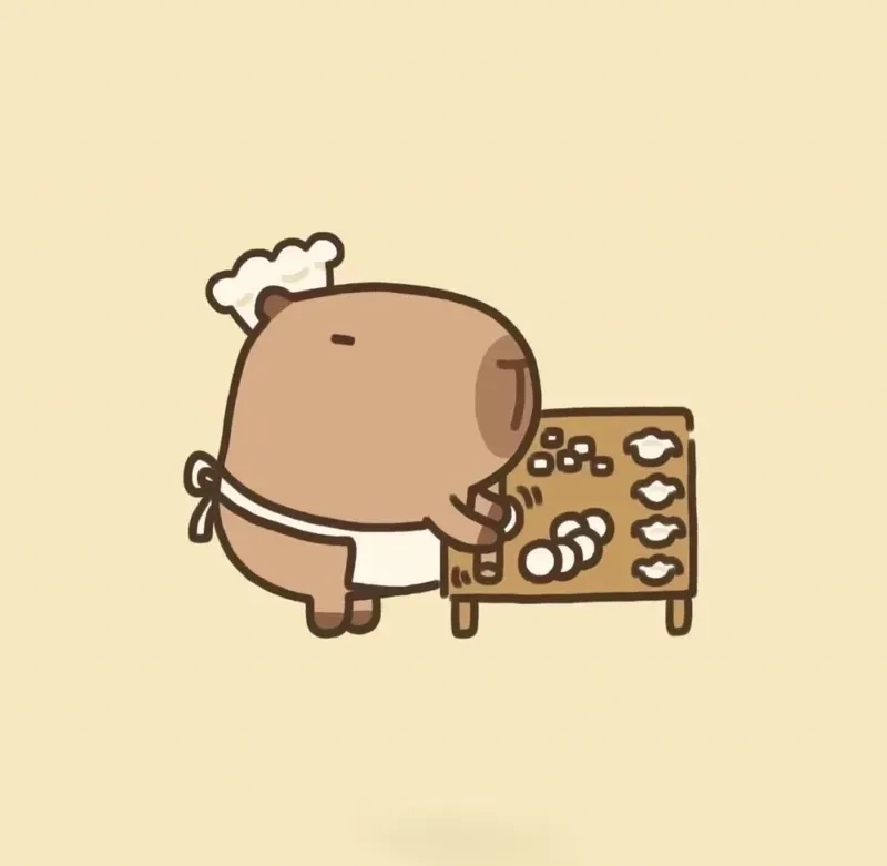 Buff capybara meme phiên bản siêu nhân đáng yêu