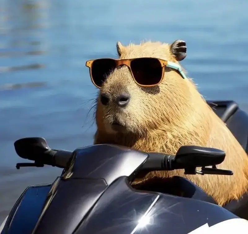 Capybara meme drawing sáng tạo cực hút người xem
