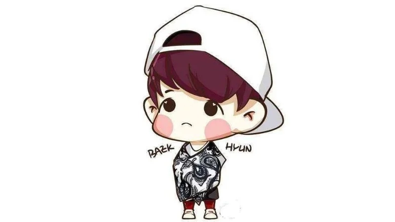Hình chibi cute nam thể hiện phong cách lãng tử