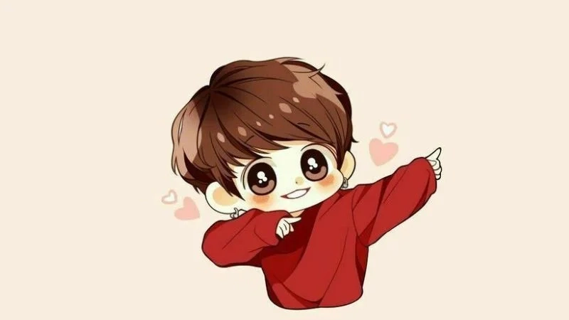 Hình chibi nam cute dành cho ảnh đại diện xinh xắn
