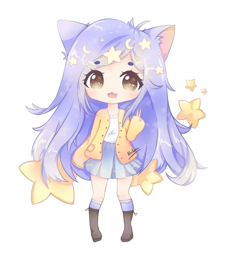 Hình nền chibi ngầu phù hợp với fan phong cách dark