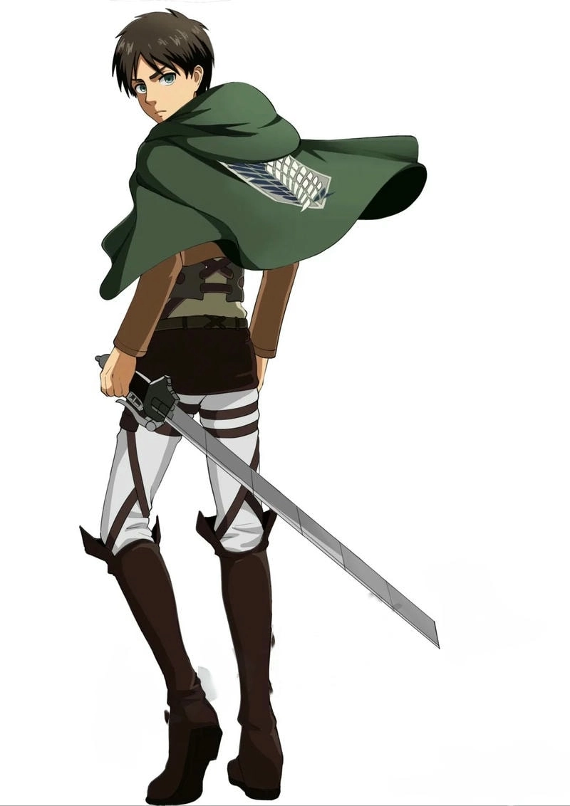 Eren Yeager Roblox avatar mang phong thái thủ lĩnh