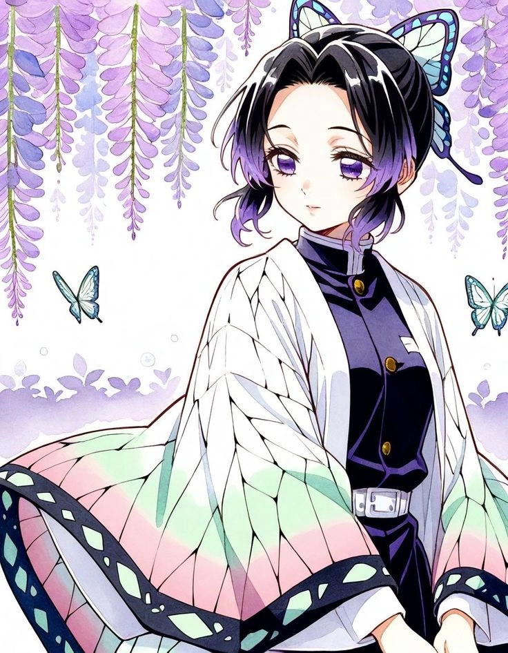 Hình ảnh Shinobu kết hợp giữa sắc đẹp và bản lĩnh