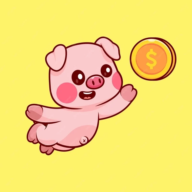 Lợn cute chibi làm trái tim rung rinh vì yêu