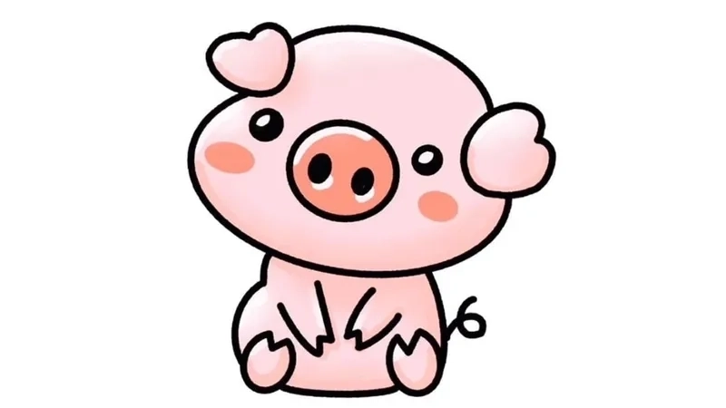 Heo con chibi đáng yêu thu hút mọi ánh nhìn