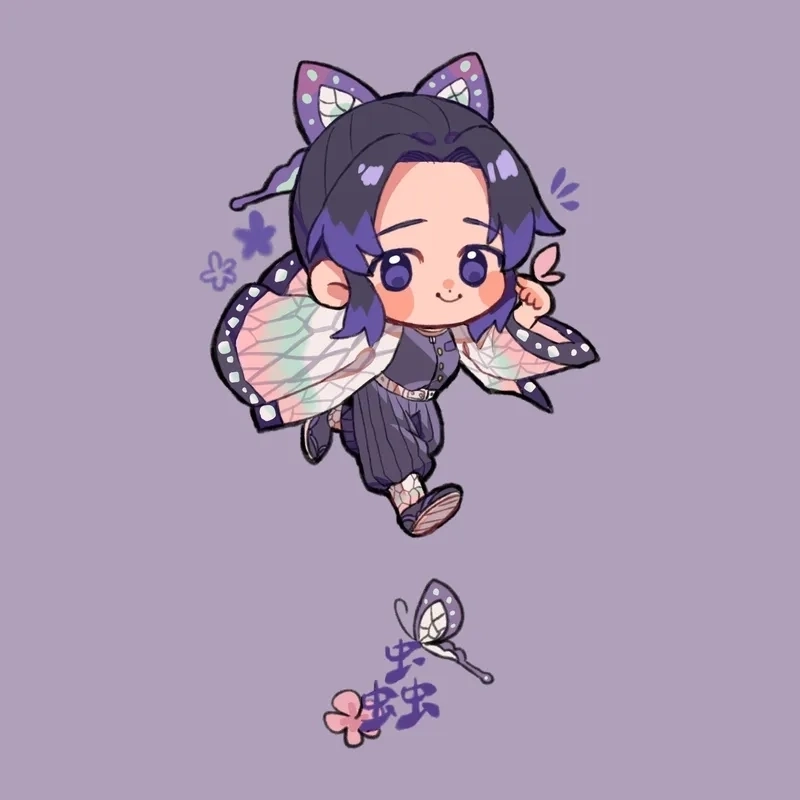 Cách vẽ Shinobu chibi đơn giản dành cho thiếu nhi