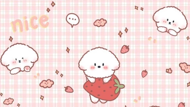 Avatar vô tri màu hồng như nét buồn dịu dàng trong gió