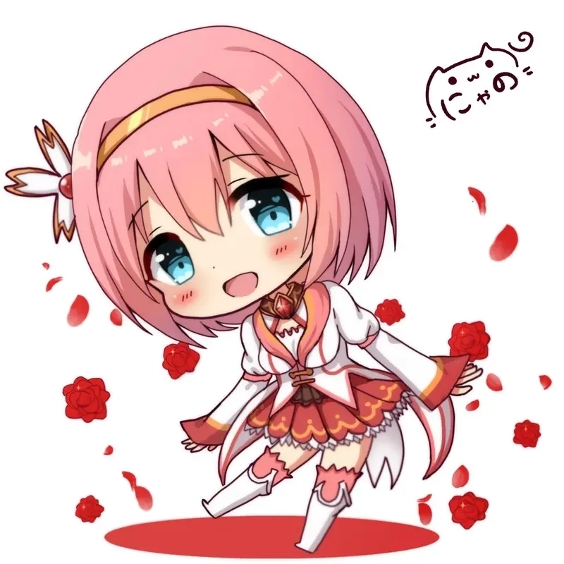 Hình nền máy tính chibi dễ thương siêu nét