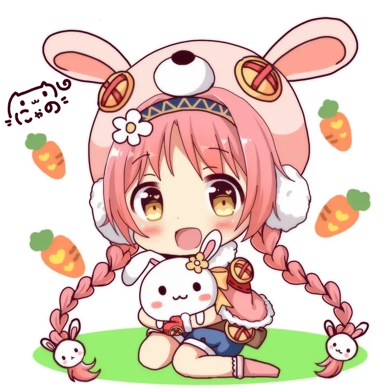 Ảnh chibi làm hình nền đáng yêu không tưởng