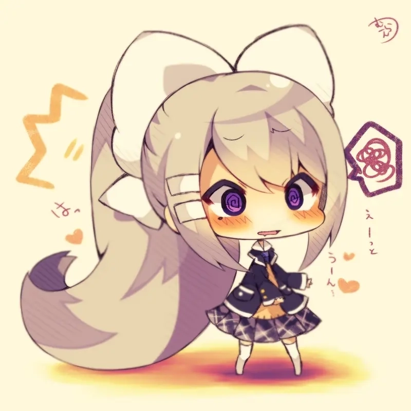 Ảnh nền chibi dễ thương tạo cảm giác thư giãn