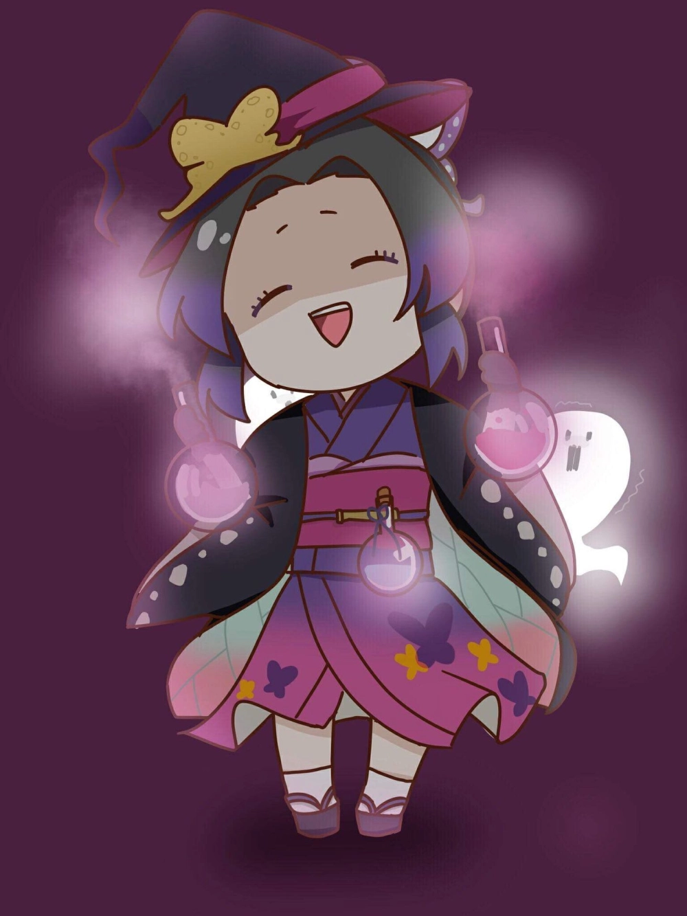 Hình chibi cute anime với nét vẽ dễ thương tinh tế