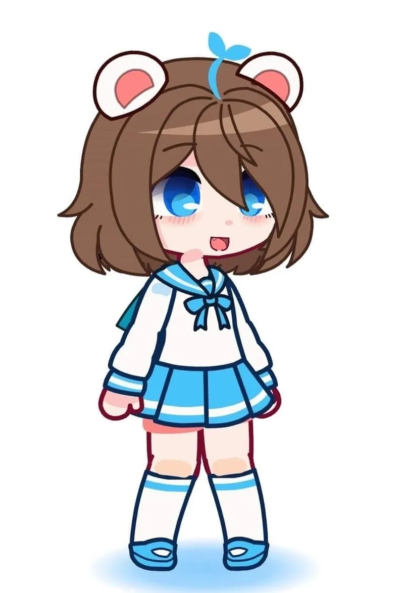 Hình ảnh mèo Simmy chibi cute ngọt ngào vui nhộn