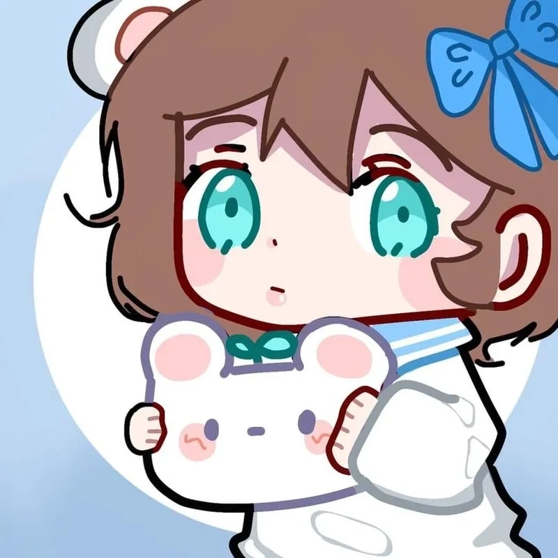 Mèo Simmy cute chibi mang năng lượng tích cực