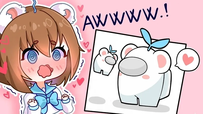 Cách vẽ mèo Simmy chibi dễ thực hiện tại nhà