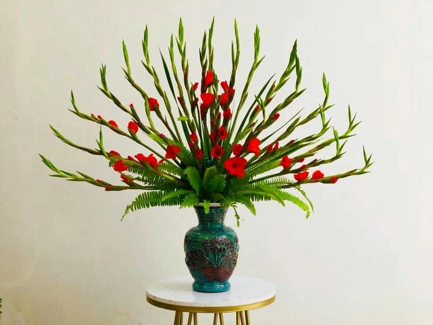 Hoa lay ơn màu đỏ có ý nghĩa là sự mạnh mẽ
