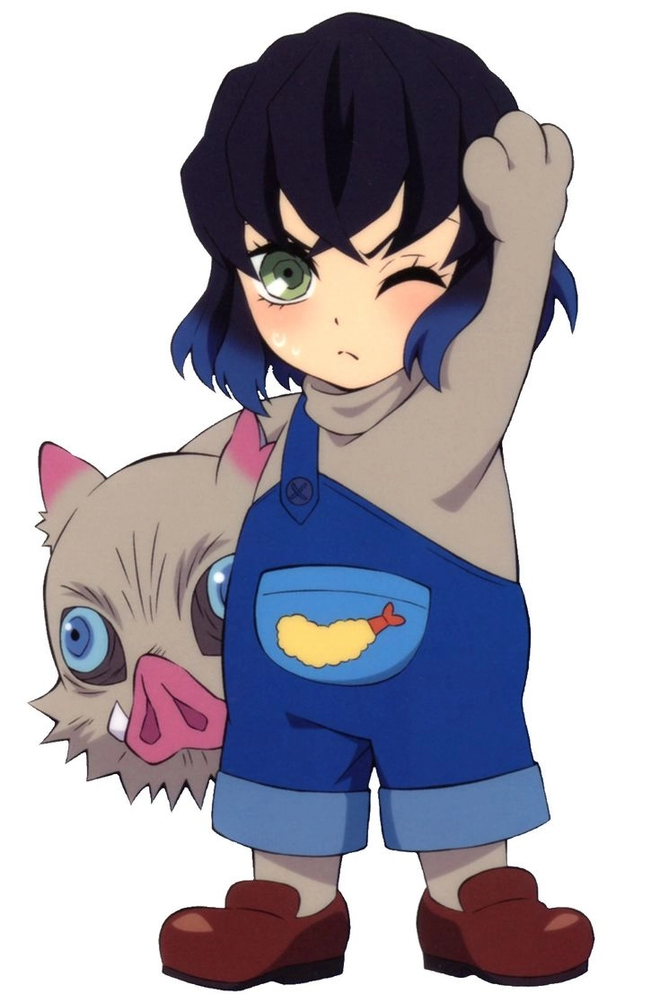 Hình nền Inosuke chibi cho fan yêu thích phong cách cute
