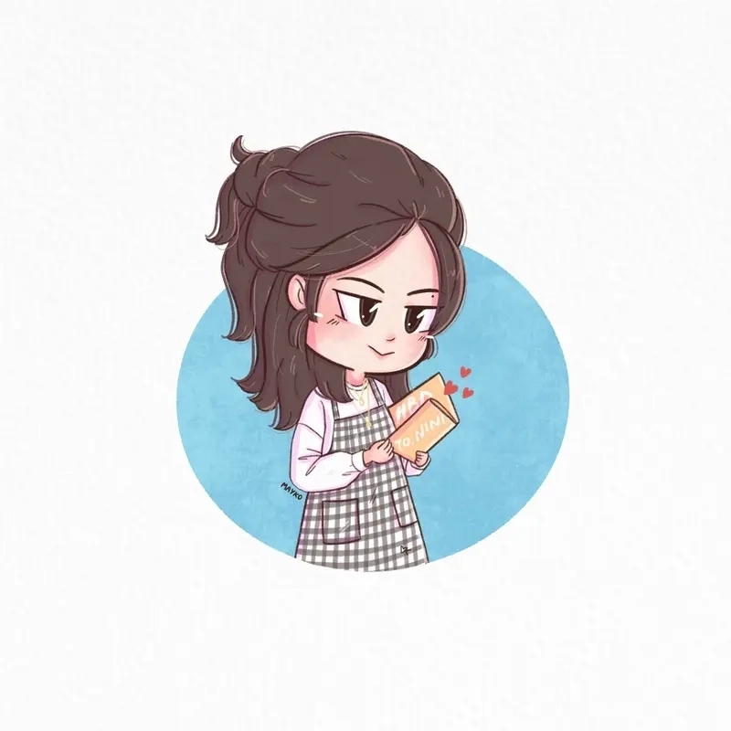 Cách vẽ Jennie chibi chi tiết từng đường nét