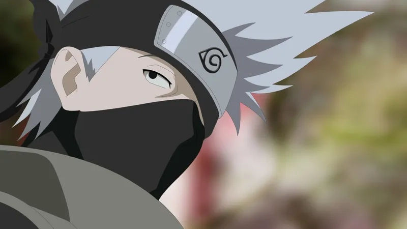 Hình ảnh Kakashi cute khi lộ mặt và nở nụ cười hiếm