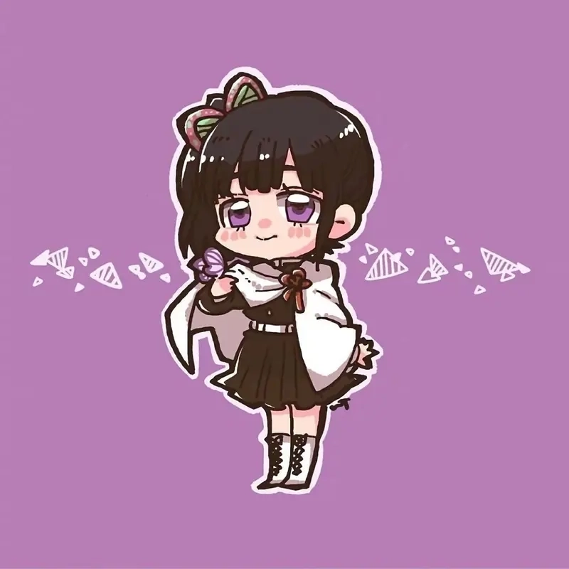 Hình Kanao chibi cute như bước ra từ cổ tích