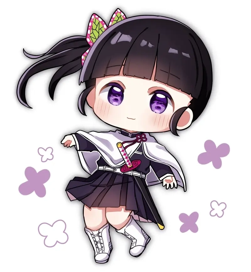 Demon Slayer Kanao chibi như nàng thơ bé nhỏ