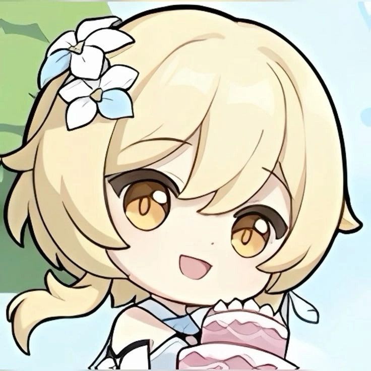 Lumine chibi official art chuẩn tinh hoa hoạ