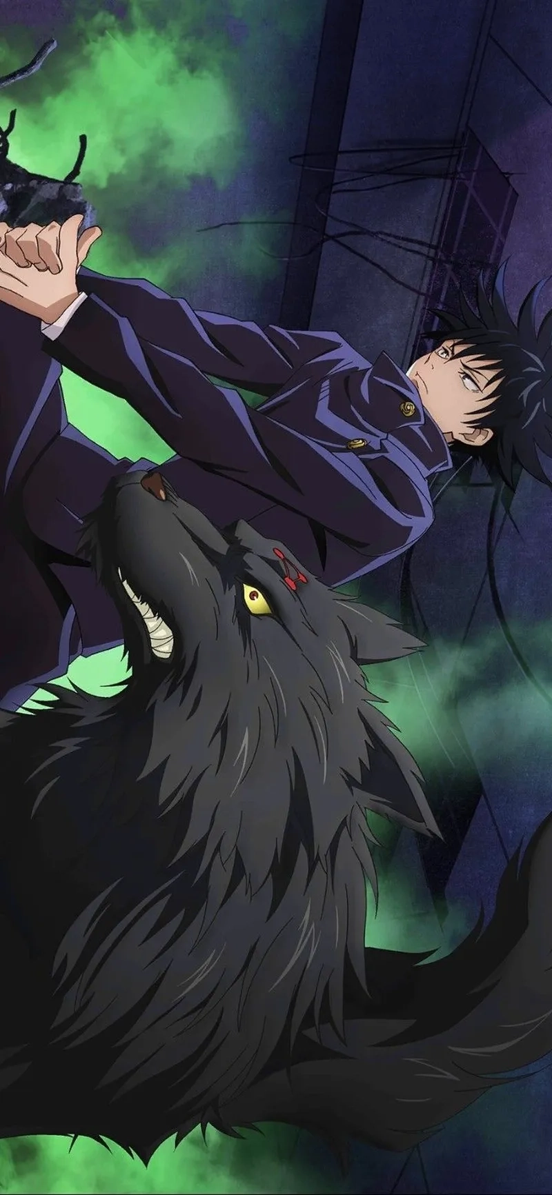 Megumi hair đen rối gợi lên một tâm hồn đầy giằng xé