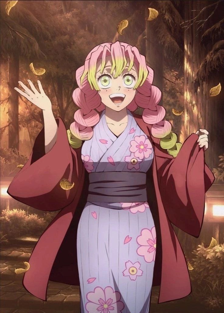 Hình ảnh Mitsuri Kanroji dịu dàng mà mạnh mẽ