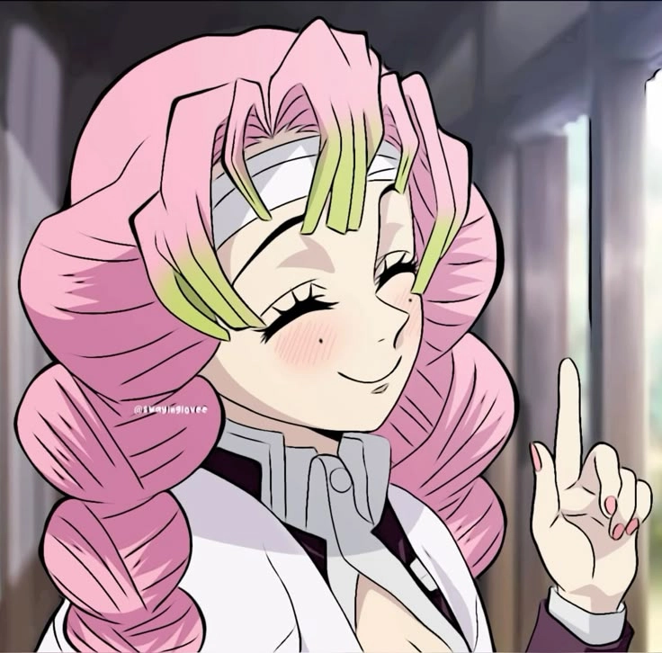 Hình nền Mitsuri cute dành cho fan yêu nhẹ nhàng