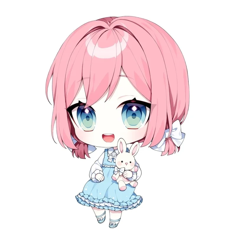 Ảnh nữ chibi cute khiến tim tan chảy ngay tức thì