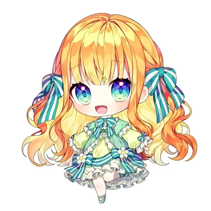 Anime nữ chibi đáng yêu pha chút nổi loạn riêng