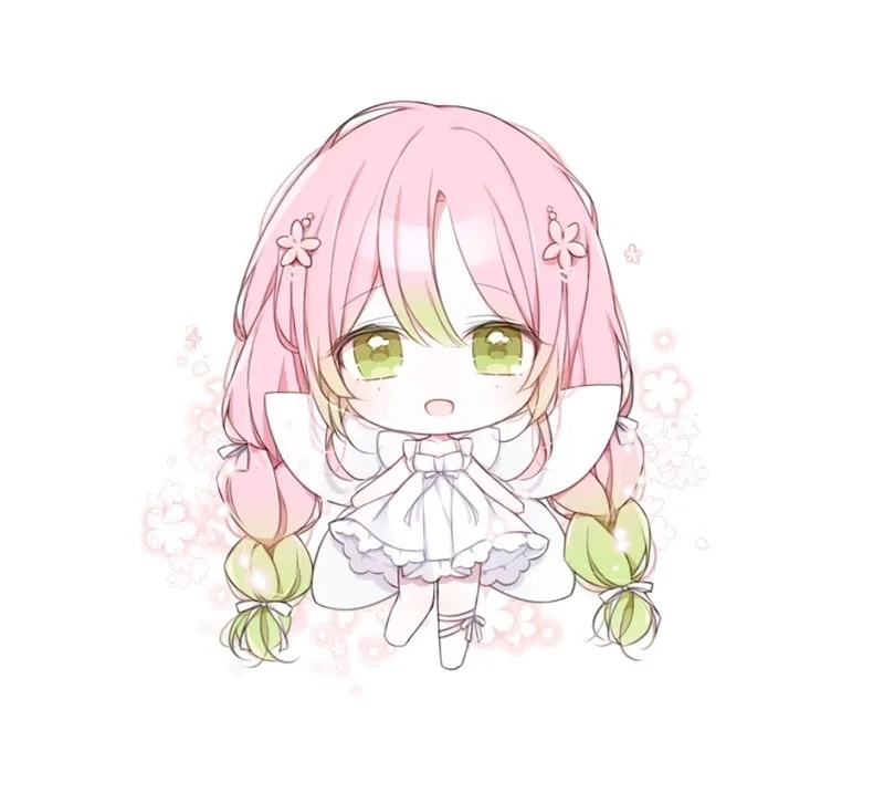 Hình ảnh chibi nữ dễ thương khiến tim loạn nhịp