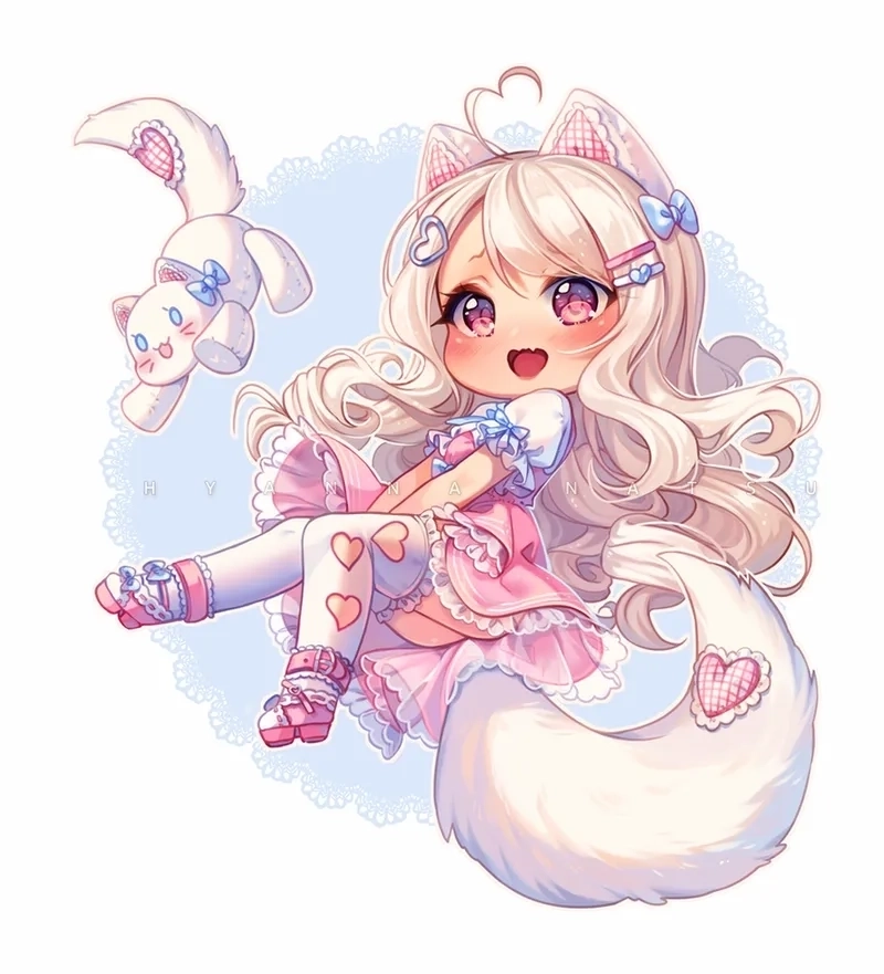 Ảnh chibi anime nữ cực phẩm trong tạo hình cute